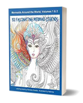 52 Fascinating Mermaid Legends paperback coloring book for adults by Ronesa Aveela