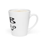 Latte mug with Bulgarian azbuka - alphabet