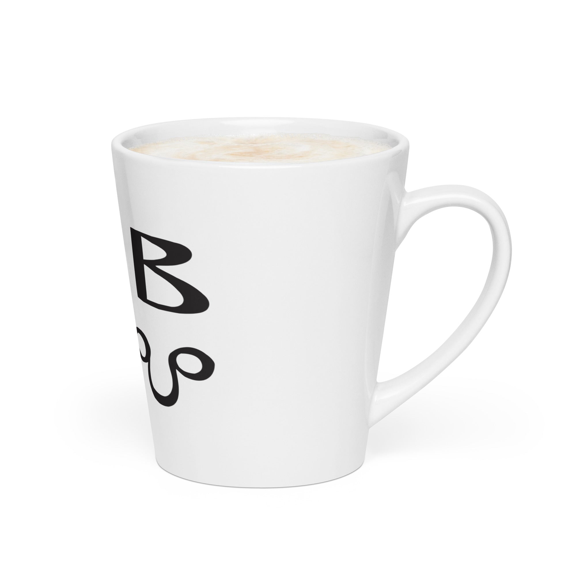Latte mug with Bulgarian azbuka - alphabet