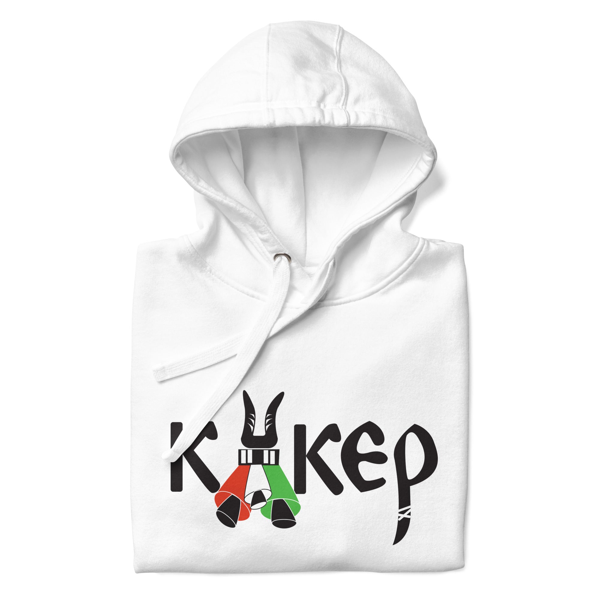 Bulgarian kuker hoodie, stylized with kuker bells. 