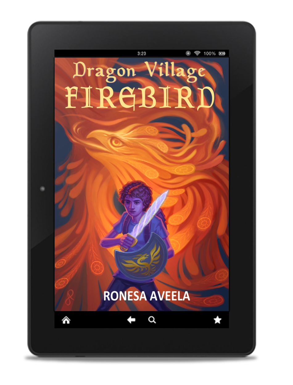 Ebook of Dragon Village Firebird, Book 2 in the Dragon Village middle-grade fantasy series by Ronesa Aveela, inspired by Slavic folklore and myth