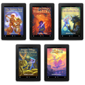 Covers of Dragon Village series by Ronesa Aveela, ebooks for the Slavic portal fantasy, coming-of-age middle grade stories