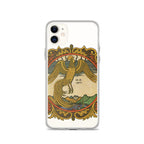 Golden rooster, illustration by Ivan Bilibin, on iPhone case.