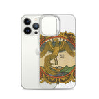 Golden rooster, illustration by Ivan Bilibin, on iPhone case.