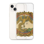 Golden rooster, illustration by Ivan Bilibin, on iPhone case.