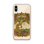 Golden rooster, illustration by Ivan Bilibin, on iPhone case.