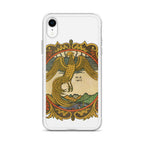 Golden rooster, illustration by Ivan Bilibin, on iPhone case.