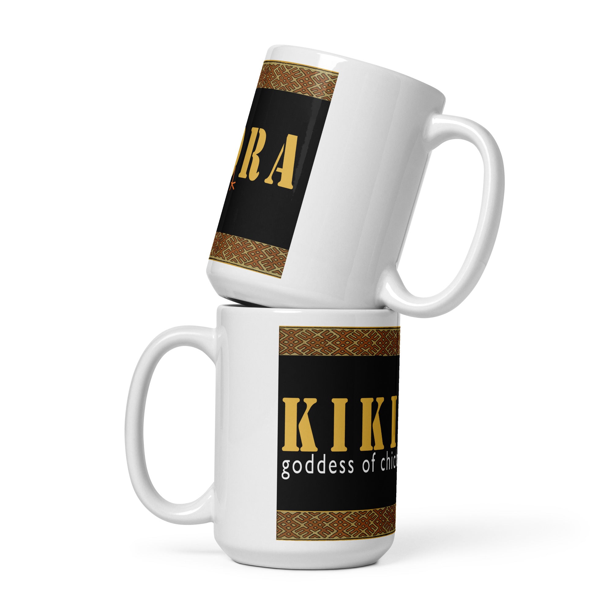 Kikimora, goddess of chickens mug. 
