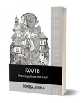 Cover of Roots by Ronesa Aveela, paperback art book celebrating Bulgarian culture and folklore