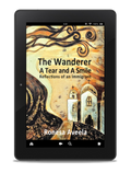 Cover of The Wanderer: A Tear and A Smile by Ronesa Aveela, an ebook memoir reflecting on the legal immigrant experience